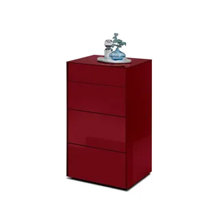 Mäusbacher Kommode Colors Glas Rot Bordeaux