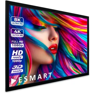 eSmart Professional MIRALE Rahmen Leinwand 182,8 cm 72 Zoll
