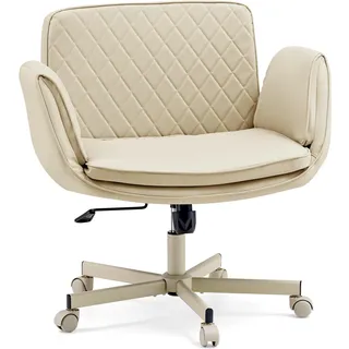 hjh living Criss-Cross 10 Kunstleder Beige