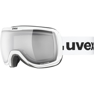 uvex downhill 2100 VP X - Skibrille für Damen und Herren - selbsttönend - polarisiert - white/vario-pola - one size