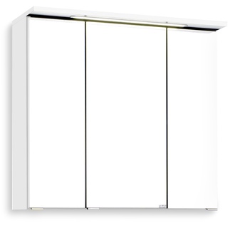 Held-Möbel Spiegelschrank Bologna Kunststoff Weiß 70 cm