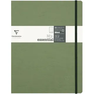 Clairefontaine Notizbuch My.Essential B5 elfenbein/punktkariert Grün