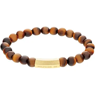 Tommy Hilfiger SS24 BEADS Armband Edelstahl braun 18 cm