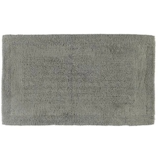 Badematte Wende-Badteppich Luxus Uni Graphit (60x100cm) Cawö