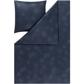 Estella Pippa Grafisch Blau 155 x 200 cm + 80 x 80 cm