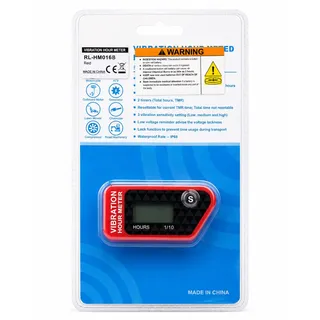 Runleader Digital Wireless Hour Meter,Vibrationsbetrieb (016B-RD)