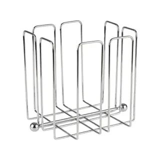 APS Serviettenhalter/Serviettenbox/Serviettenbehälter -WIRE-19 x 19 cm, H: 19 cm,