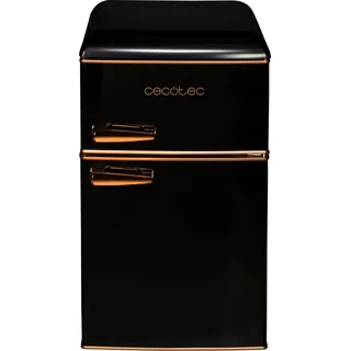 Cecotec Bolero CoolMarket 2D Origin 86 Retro-Kühlschrank (86 l, 897 mm hoch, Schwarz)