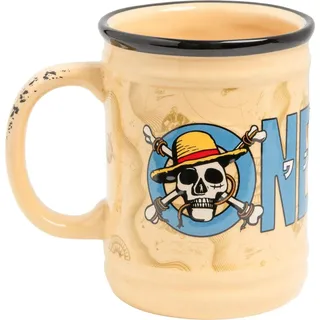 Paladone One Piece Shaped Mug 0,33 l Weiß
