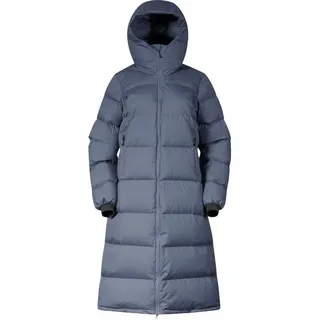 Bergans Damen Urban Down Long Mantel (Größe M, blau)