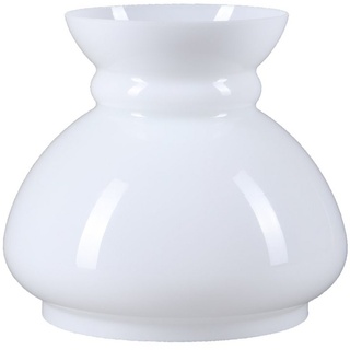 Home4Living Lampenschirm Lampenglas Petroleumlampe Weiß Beige Ø 111mm Ersatzglas, Dekorativ