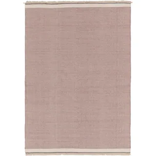 benuta pop Wollteppich Karla Pink 80x120 cm - Naturfaserteppich aus Wolle