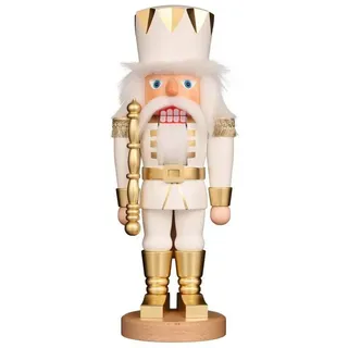 Christian Ulbricht GmbH Nussknacker König 42 cm weiß