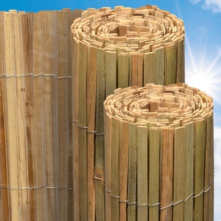 Sol Royal Bambus Sichtschutz SolVision B89 120x300 cm – FSC® Bambusmatte als Wind- & Blickschutz für Garten & Balkon – Robuster Natursichtschutz aus natürlichem Bambus Witterungsbeständig