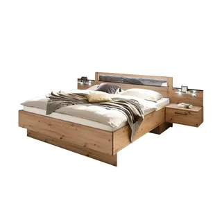 Möbel Kraft Bettanlage ¦ holzfarben ¦ Maße (cm): B: 186 H: 97 T: 207.0
