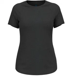 Odlo Damen, T-shirt crew neck s/s Active 365 Kurzarm-t-shirt - Black Melange - M
