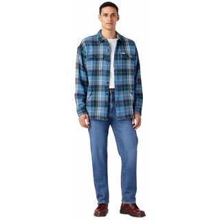 Wrangler Frontier Jeans Relaxed Fit in blauer Waschung-W38 / L30