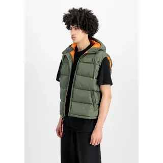 Alpha Industries Wendejacke Hooded Puffer Vest FD grün M (48/50)