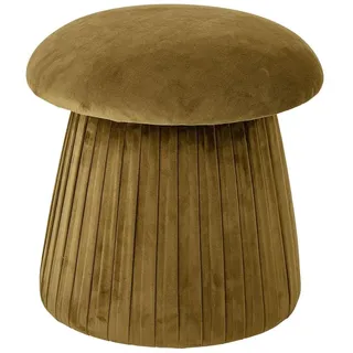 Bloomingville Roberta Hocker Braun Polyester Puff Sitzhocker dänisches Design