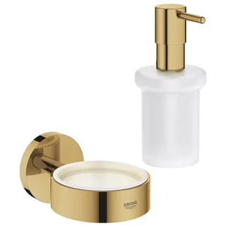 Grohe Essentials Seifenspender, 40369GL1+40394GL1,