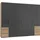 Level 300 x 236 x 58 cm Plankeneiche Nachbildung/Grauglas