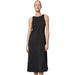 Sommerkleid MARC O'POLO "aus Viskose-Satin" Gr. 38, Normalgrößen, schwarz Damen Kleider Freizeitkleider