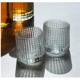 Mugs Whisky Gläser Tippling Tumblers (2er Set), Cocktailgläser, Transparent