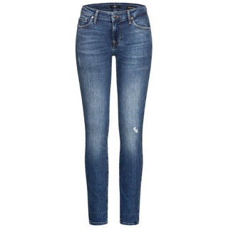 7 for all mankind Slim-fit-Jeans Jeans PYPER SLIM ILLUSION OUTLINE Mid Waist blau 24