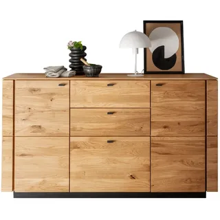 Woodroom Sideboard Zwettl (Wildeiche massiv geölt), Maße 157x86x42, Kommode, Wohnzimmerschrank, massiv
