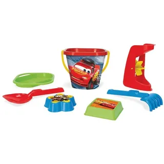 WADER QUALITY TOYS Sandform-Set Sandkasten Spielzeug Sandspielzeug-Set Disney CARS McQueen Eimer Forme