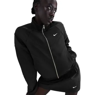 Nike W NSW NK WR POLY KNIT JKT Trainingsjacke Schwarz L