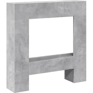 vidaXL Kaminumbauschrank 81 x 18 x 82 cm Betongrau