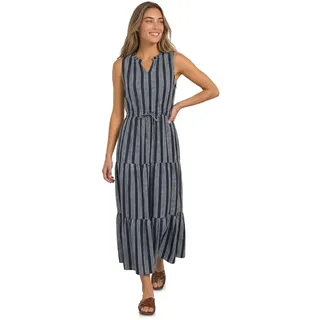Street One Maxikleid Mit Volants und Print Darkest Blue 38 - 38