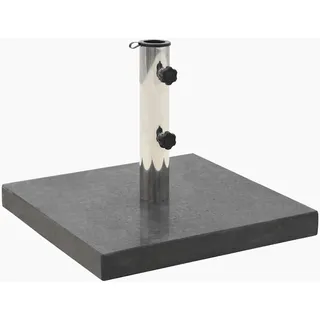 vidaXL Schirmständer Granit 28,5 kg Quadratisch Schwarz