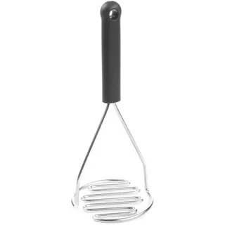 HENDI Kartoffelstampfer Ø 95 mm Edelstahl Schwarz