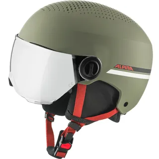 Alpina Zupo Visor Q-Lite 48-52 cm Olive-red matt