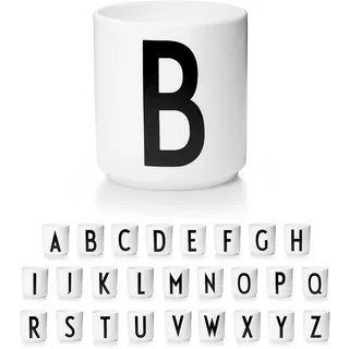 Design Letters Tasse A–Z Weiß | Beste abitur 2026 geschenke | Geburtstagsgeschenk für Männer & Frauen | Kaffeetassen, Kaffeebecher Porzellan | Abitur geschenke Tasse | Weiße Tassen 250 Ml