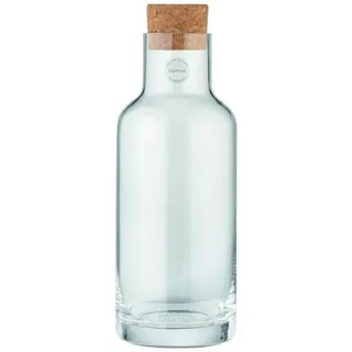 blomus Wasserkaraffe -HYDRA- Karaffe aus Glas, mit Korkdeckel, Wasserkrug, (1x Karaffe inkl. Korkdeckel), mundgeblasenes Glas, verschiedene Größen, raffinierte Eleganz weiß 1000 ml