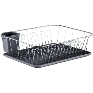 Zeller Abtropfgestell 46 x 14 x 35 cm grau