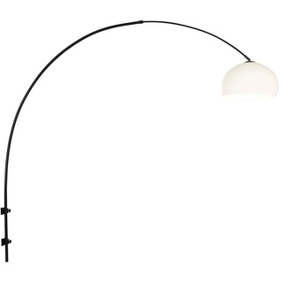 Wandleuchte Bogenleuchte Wandlampe schwarz weiß verstellbar E27 L 160 cm