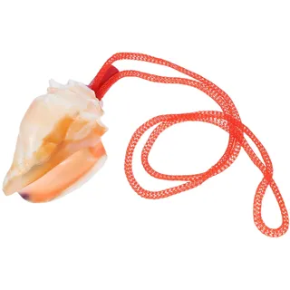 Homoyoyo Natürliche Muschel Trillerpfeife aus Muschelschale mit Handgefertigtem Muschelhorn Design Multifunktionaler Geräuscherzeuger für Maritime Dekoration und Geschenk