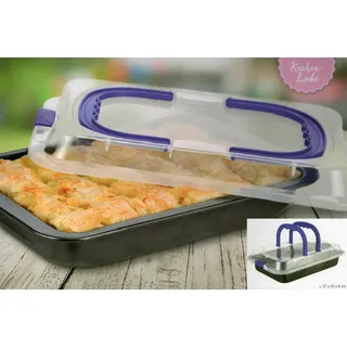 Kuchenform Kuchenblech Auflaufform Backblech Partycontainer Backform mit Deckel
