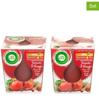 Air Wick 6er-Set: Duftkerzen "Zimtzauber&Bratapfel", je 105 g