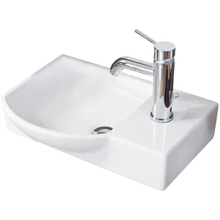 Fackelmann A-Vero Aufsatz-Handwaschbecken 45 x 32 cm (82390)