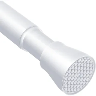 AIZESI Duschvorhangstange 70-120 cm weiß