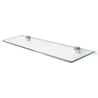 Tulup Glasablage, 50x13 cm Glas, Weiß