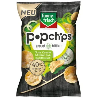 Funny-Frisch funny frisch Popchips Sour Cream und Onion Style vegetarisch 80g