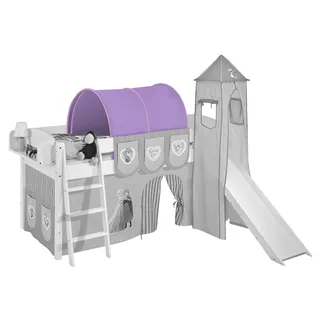 Lilokids Betttunnel Tunnel Frozen Eiskönigin - Hochbett, Spielbett und Etagenbett lila