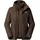 Damen carto mono triclimate hooded 3 in braun frau XS SMOKEY BROWN