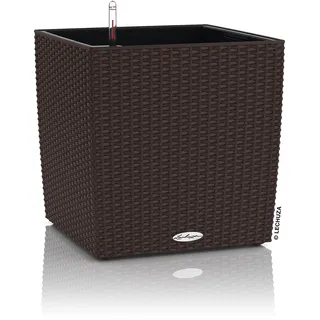 LECHUZA  Cube Cottage 30 Komplettset 30 x 30 x 30 cm mokka